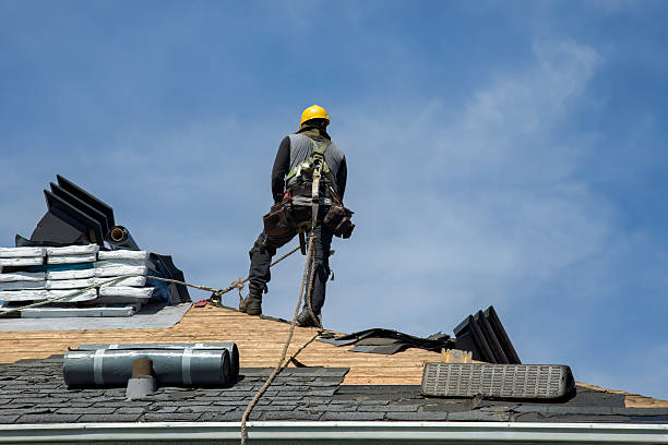 Professional Storm Damage Roof Repair technician working in Shrewsbury, MO